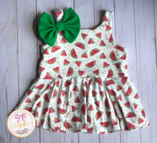 Load image into Gallery viewer, Fruta Fresca Watermelon Blast &amp; Lemon Squeezy Peplum