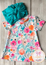 Load image into Gallery viewer, Spring Fling Short Sleeved Tee Shirt Dress
