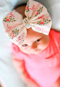 Grow With Me Milestone Bows
