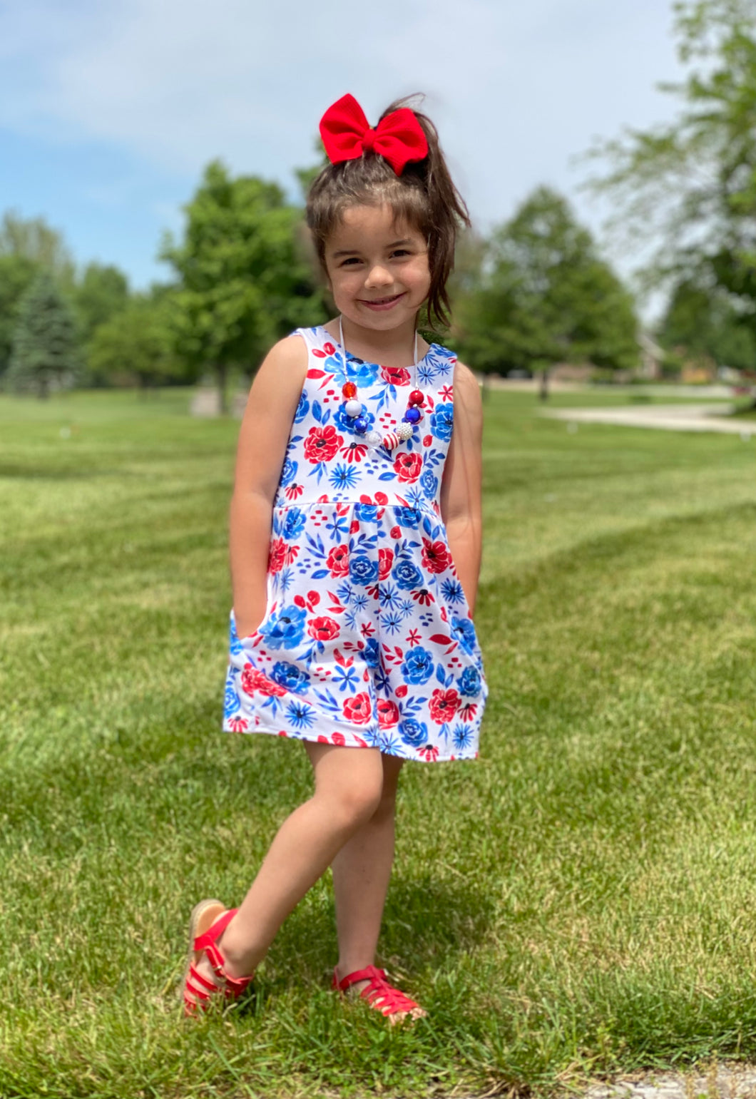 Sleeveless Short Romper WITH POCKETS