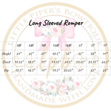 Load image into Gallery viewer, Deck the Halls Long Sleeved Bubble Rompers (8 available print options)