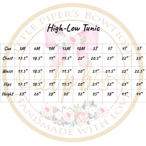 Touchdown High Low Tunic (Long & Short Sleeved)