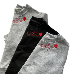 Personalized Embroidered Sweatshirts