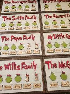 Family Christmas Signs