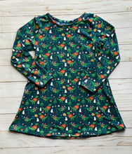 Load image into Gallery viewer, Deck the Halls Long Sleeved Tee Shirt Dresses (8 available print options)