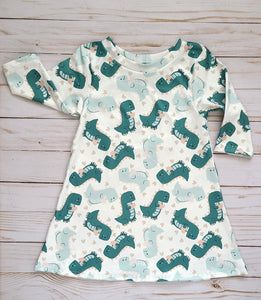 Long Sleeved Tee Shirt Dresses