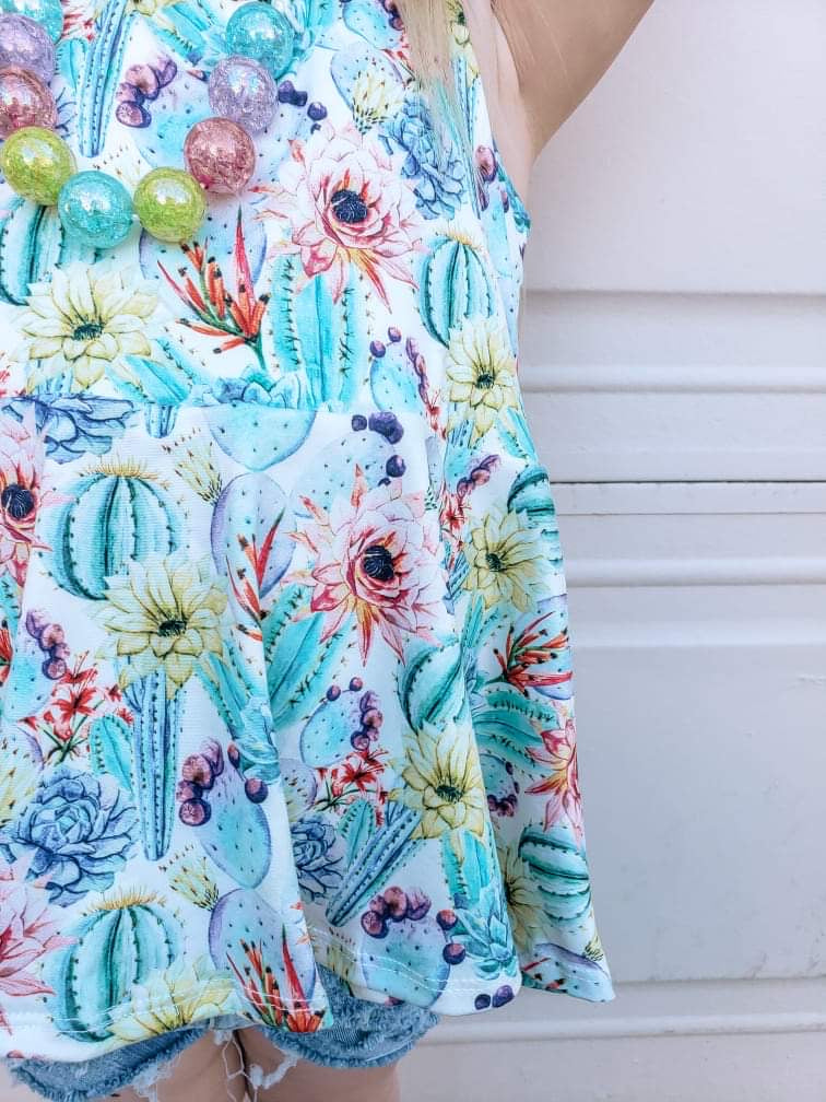 Boho Sleevless Peplum