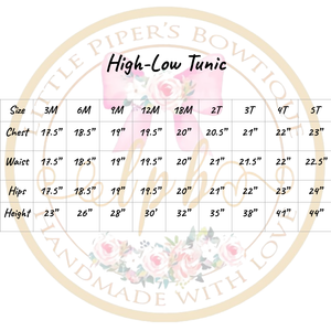 Racerback High Low Tunics