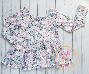 Long Sleeved Peplum