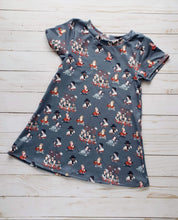 Load image into Gallery viewer, 90&#39;s Short Sleeved Tee Shirt Dress