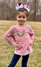 Load image into Gallery viewer, Monogrammed Collar - toddler &amp; youth  long sleeve crew neck