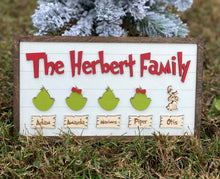 Load image into Gallery viewer, Family Christmas Signs