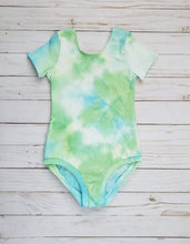 Load image into Gallery viewer, Peace, Love &amp; Tie Dye Short Sleeved Leo
