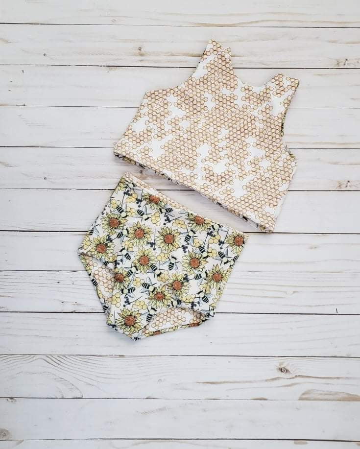 Reversible Swim Top