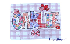 Personalized Valentine Puzzles