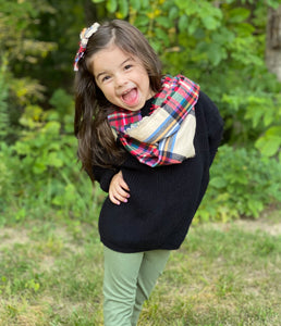 Flannel Plaid Infinity Scarf