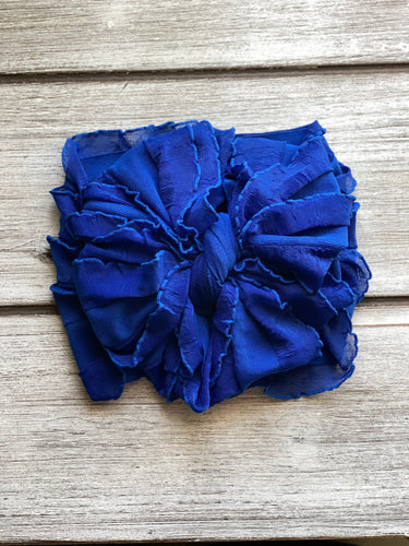 Royal Ruffled Big Messy Headwrap