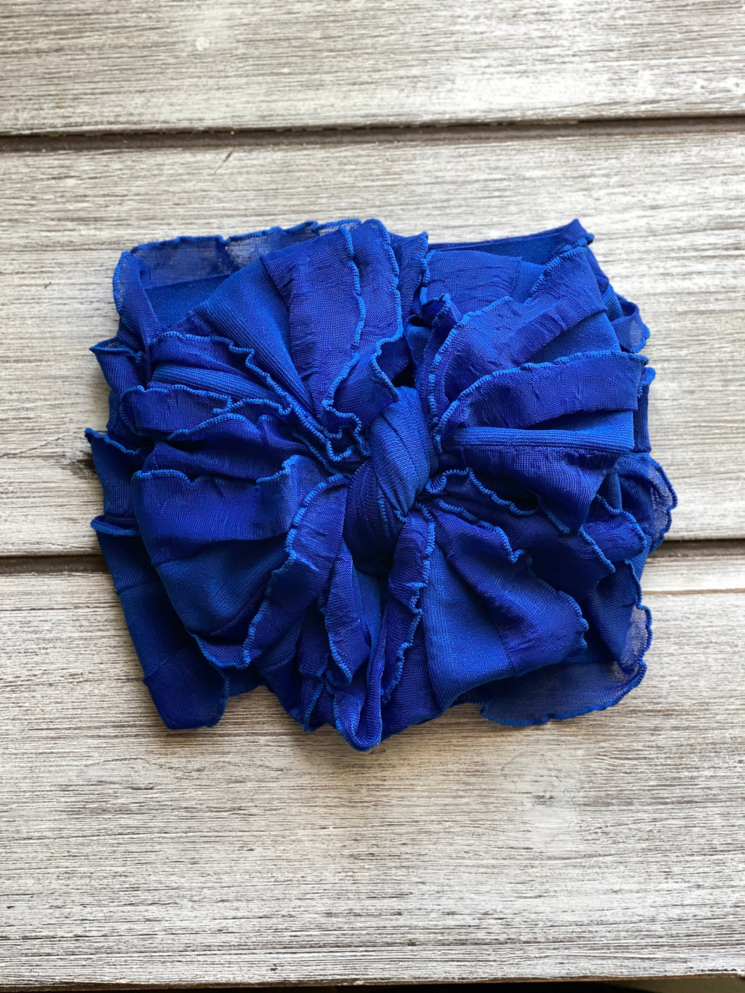 Royal Ruffled Big Messy Headwrap