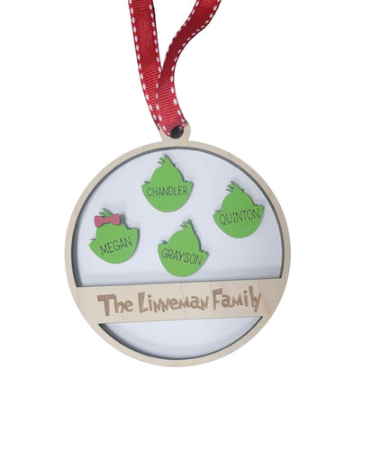 Green Family Ornament