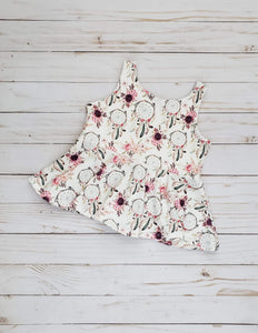 Boho Sleevless Peplum