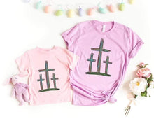 Load image into Gallery viewer, Mommy &amp; Me Three Crosses Tee
