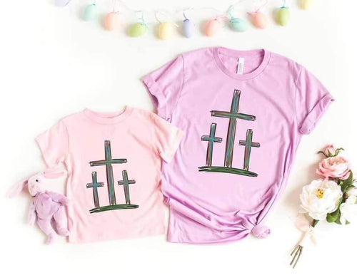 Mommy & Me Three Crosses Tee