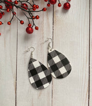 Load image into Gallery viewer, Buffalo Plaid Earrings (Two Color Options Available)