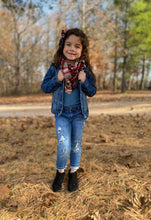 Load image into Gallery viewer, Flannel Plaid Infinity Scarf