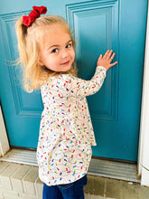 Load image into Gallery viewer, Deck the Halls High Low Tunics (8 available print options)