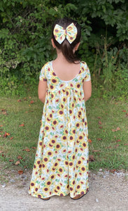 Short Sleeved Maxi Dress