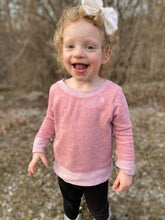 Load image into Gallery viewer, Monogrammed Collar - toddler &amp; youth  long sleeve crew neck