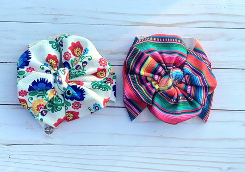Fiesta & Fiesta Floral Big Messy Headwraps
