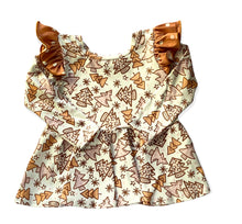 Load image into Gallery viewer, Christmas Cheer Fluttered Peplum