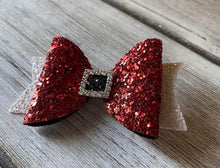 Load image into Gallery viewer, Santa Buckle Bow