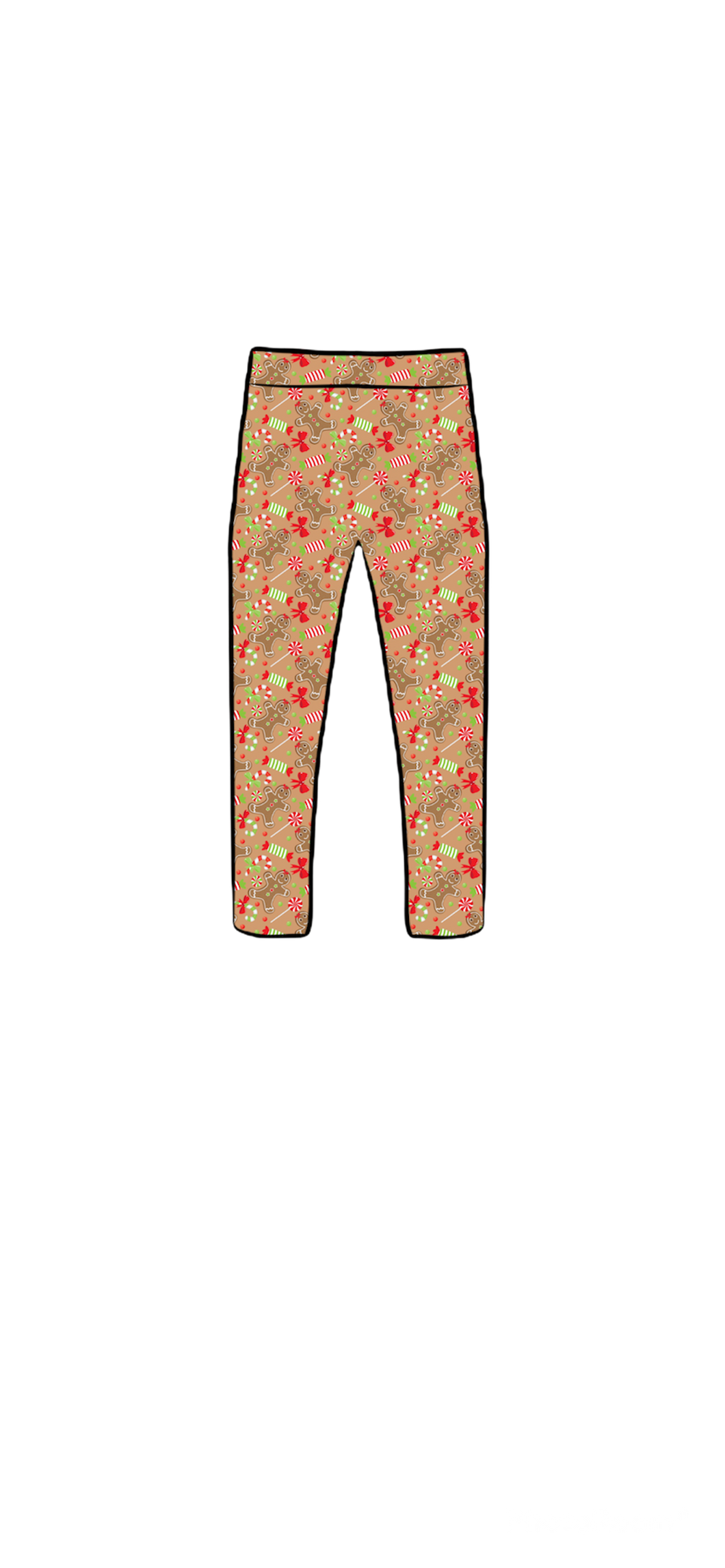Gingerbread Mommy Leggings
