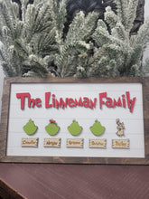 Load image into Gallery viewer, Family Christmas Signs