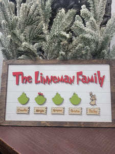 Family Christmas Signs