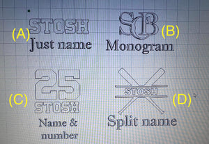 Personalized Laser Engraved Softballs