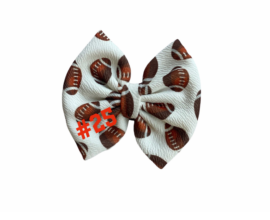 Personalized Touchdown BB Clips & Nylons