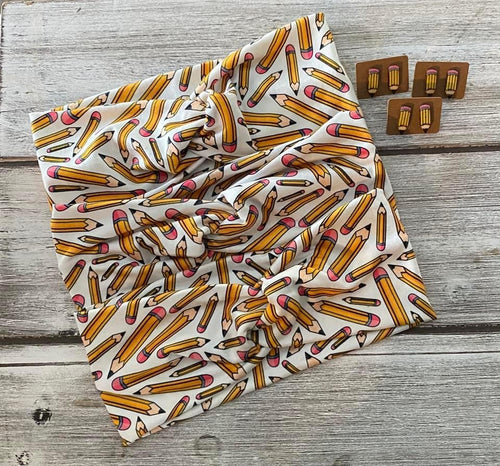 Pencil Twist & Earring set