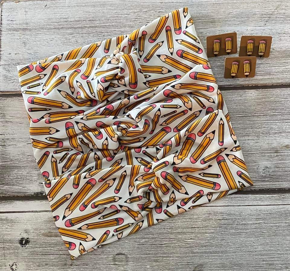 Pencil Twist & Earring set