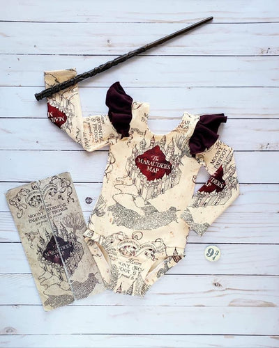 Mischief Managed Flutter Sleeved Leo