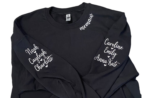 Adult Embroidered Custom Crewneck Sweatshirt