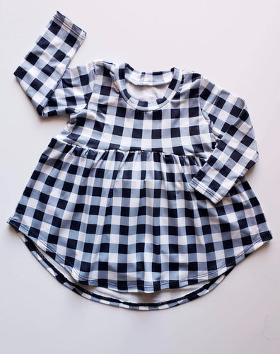 Buffalo Plaid High Low Tunic (Two Color Options Available)