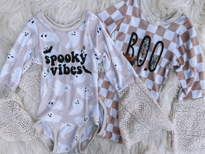Spooky Bell Sleeved Leos