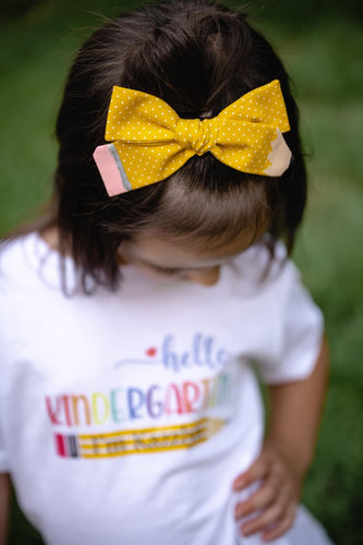 Hand Painted Pencil Clip, Back to School