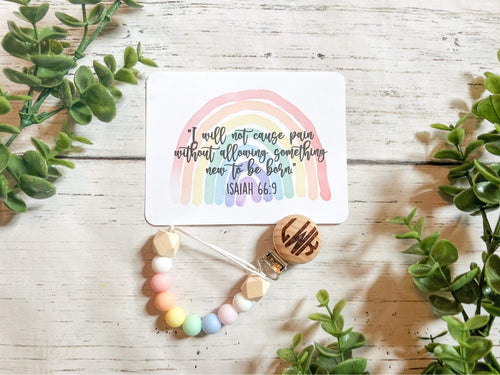 Rainbow Paci Clips