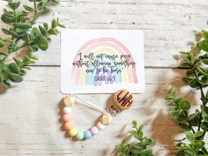 Rainbow Paci Clips