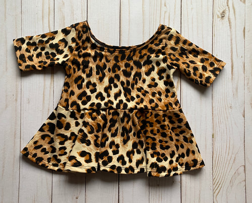 Sabor 3/4 Sleeved Peplum