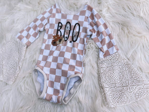 Spooky Bell Sleeved Leos